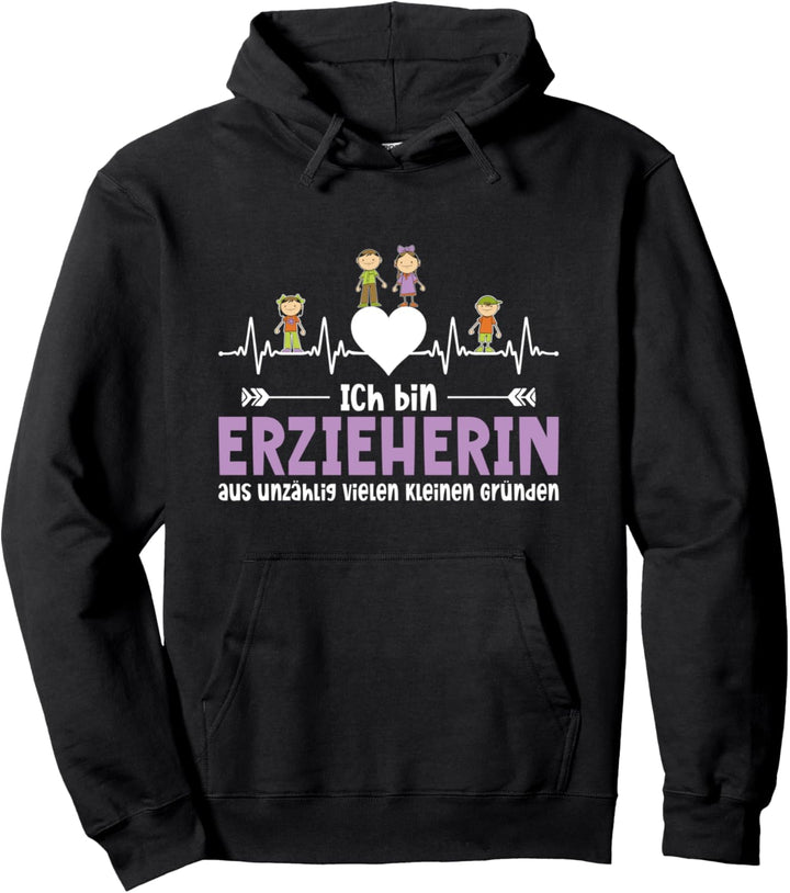 Ich bin Erzieherin! Kindergärtnerin Erzieherin Pullover Hoodie