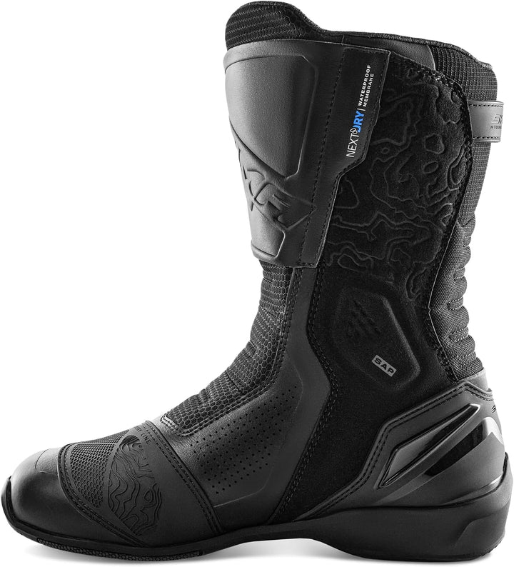 SHIMA Tenex WP Motorrad Schuhe Damen Leder Wasserdicht Atop Motorradstiefel Protektoren Stiefel Ruts
