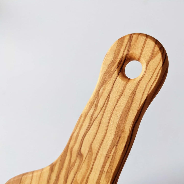 Sanelli Ambrogio 1741.000 Affettatartufi Feinhobel Olivenholz mit Wellenschliff, Holz, Braun, 23.0 x