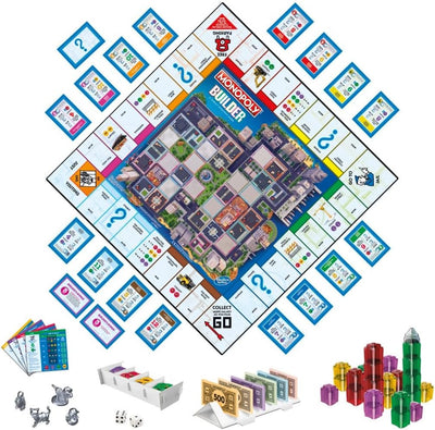 Monopoly Builder Board Game, Strategy Game, Family Game, Games for Children, Fun Game to Play, Famil