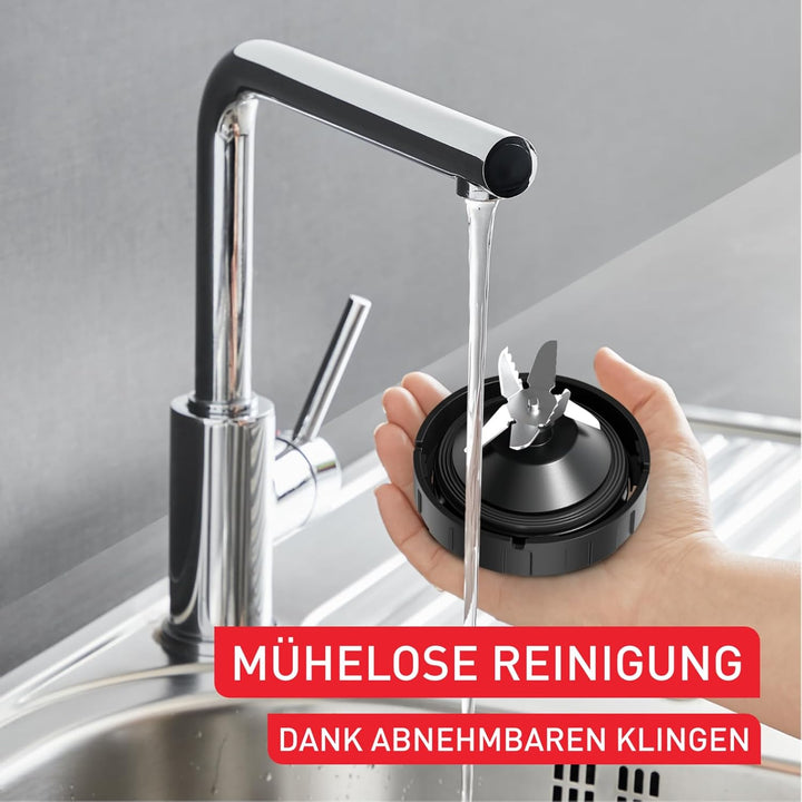 Tefal BL435831 BL4358 Standmixer, Glas, 1.75 liters, Schwarz