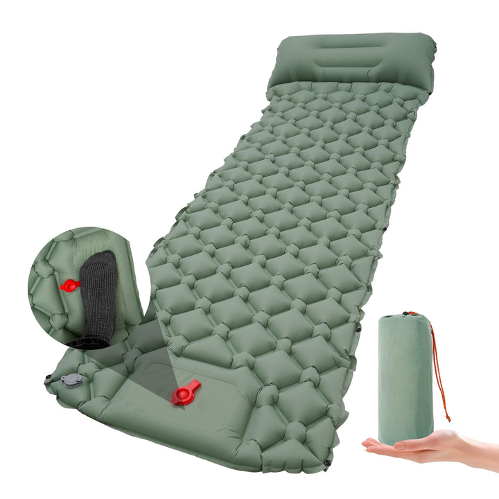 Isomatte Ultraleicht Luftmatratze für Camping – Ultraleichte Matratze mit Packsack Ideal für Trekkin