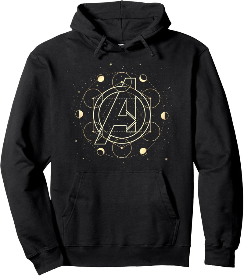 Marvel Avengers Moon Phase Chest Logo Pullover Hoodie
