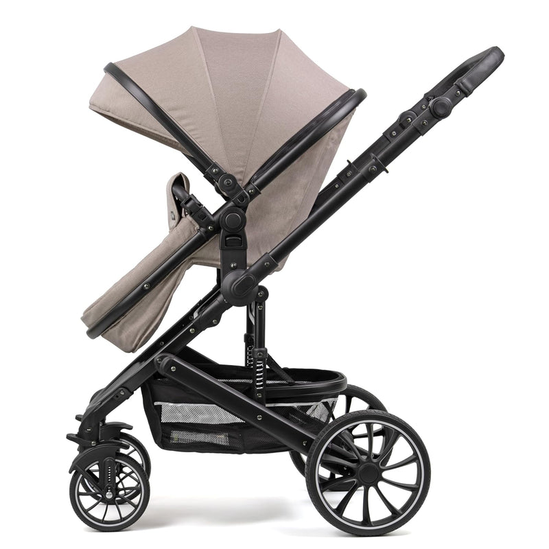 Pixini Neyla Kombi Kinderwagen mit Stoffwanne/Buggy/Wickeltasche/Getränkehalter/Regenplane/Mückennet