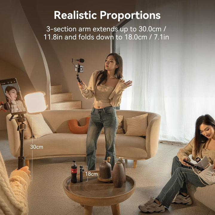 SMALLRIG VK-50 Vlogging Kit für iPhone, Content Creator Kit für YouTube und TikTok Starter, Videoauf