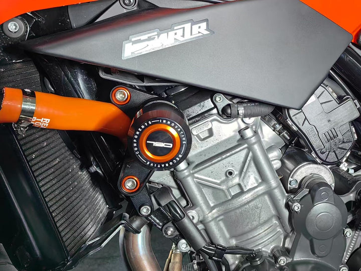 Modeer Motorrad Sturzpads Kompatibel mit DUKE 790/890 Duke/R 2018-2025 Rahmen Slider Sturzschutz 790