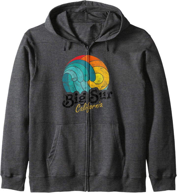Surf Big Sur California Surfer Surfing Wave Bali Geschenk Kapuzenjacke