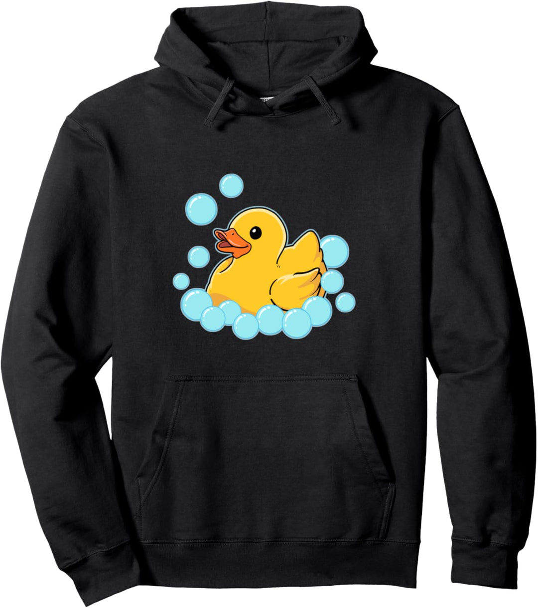 Seifenblasenbad Gummiente Geschenk Entenküken und Entchen Pullover Hoodie