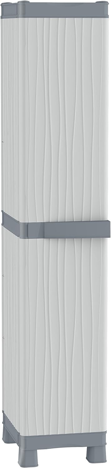 Terry, Base 2350 RUW, Schrank mit einer Tür und 4 Einlegeböden, für innen und aussen - 35x43,8x181,8