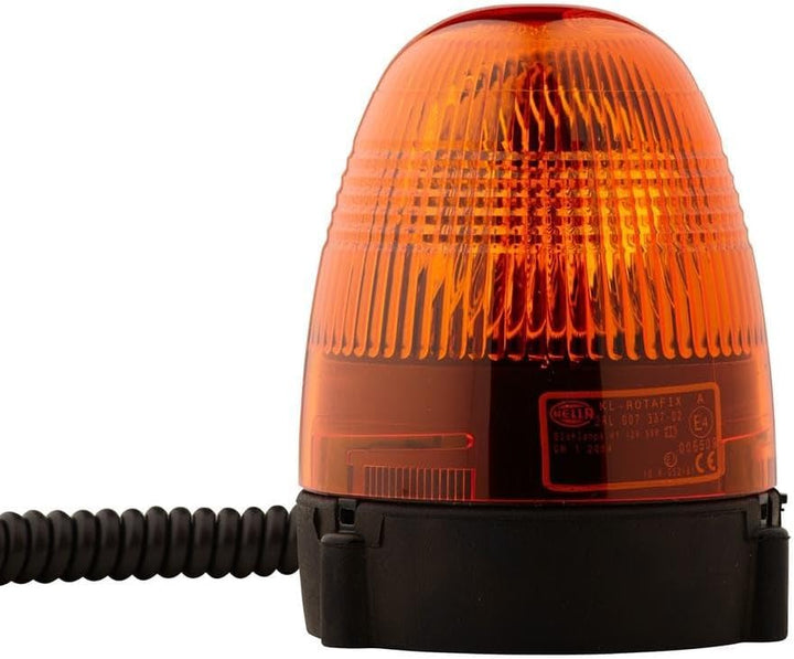 HELLA - Halogen-Rundumkennleuchte - KL Rotafix - 12V - gelb - Magnetbefestigung - Kabel: 2500mm - St