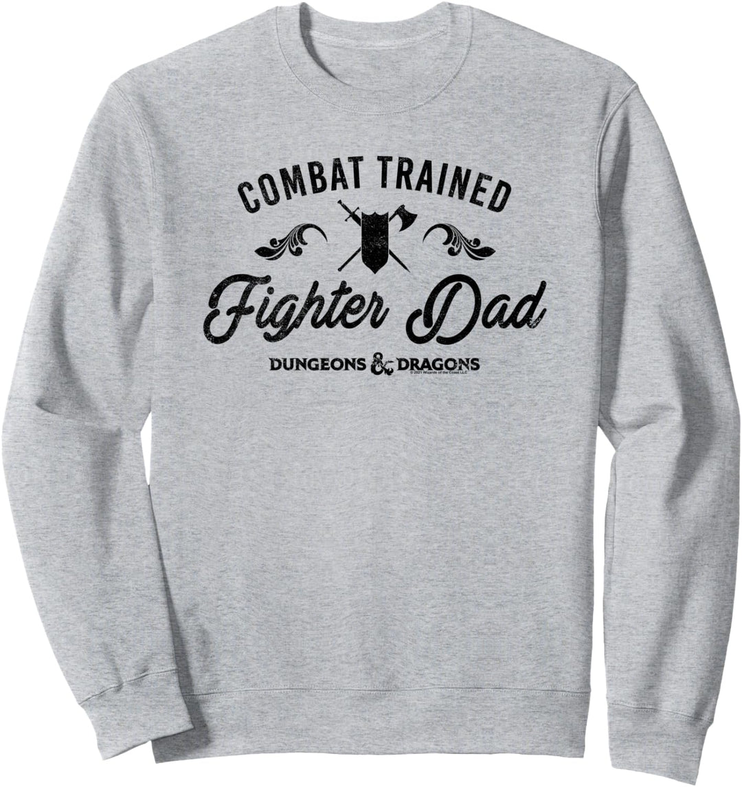 Dungeons &amp; Dragons Combat Trained Fighter Dad Sweatshirt