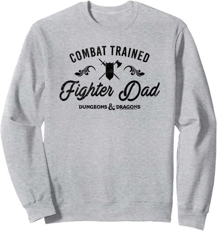 Dungeons &amp; Dragons Combat Trained Fighter Dad Sweatshirt