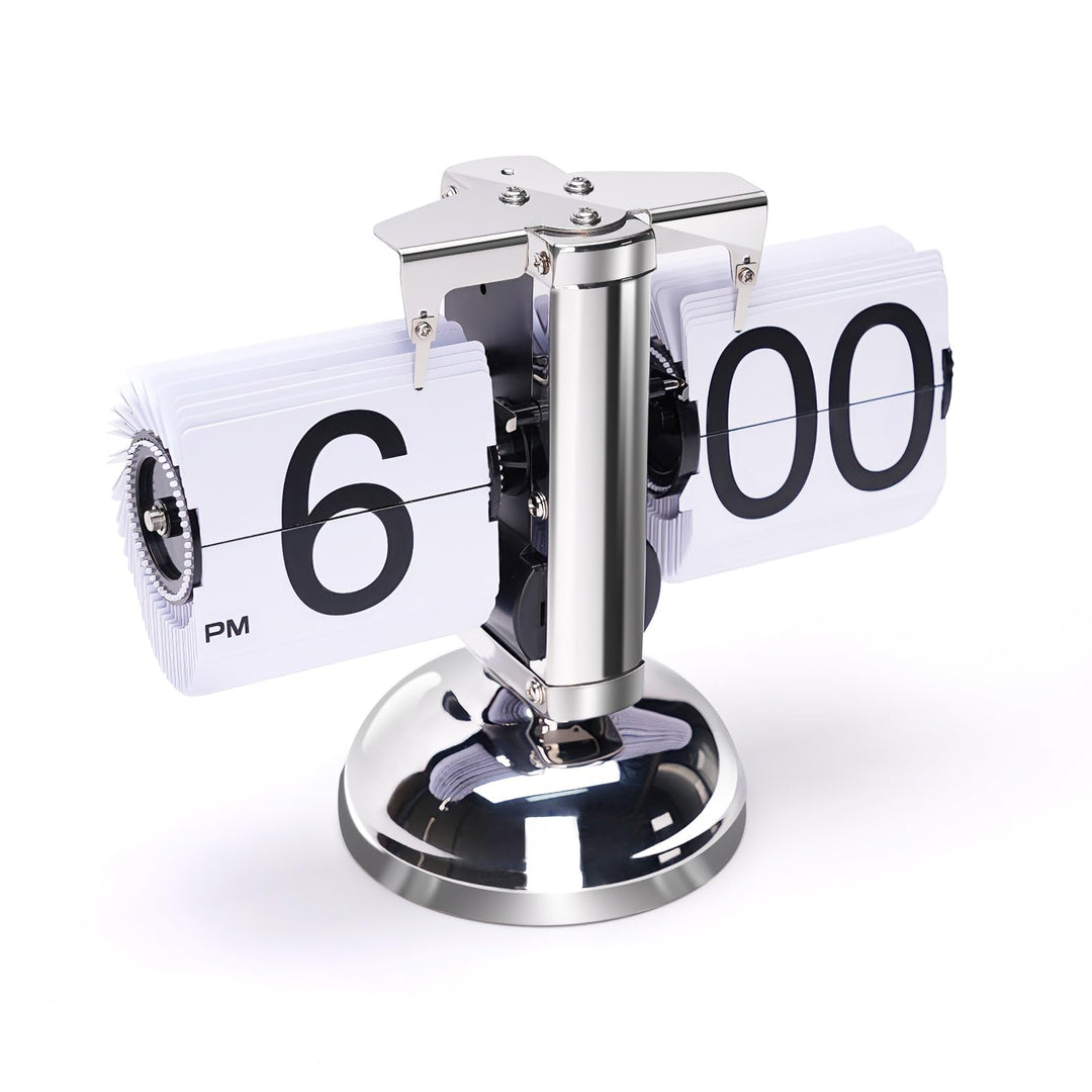 Tischuhr Vintage Retro Flip Uhr, Retro-Flip-Down-Uhr Mit GrossEn Ziffern, Tischuhr Digital Mit Batte