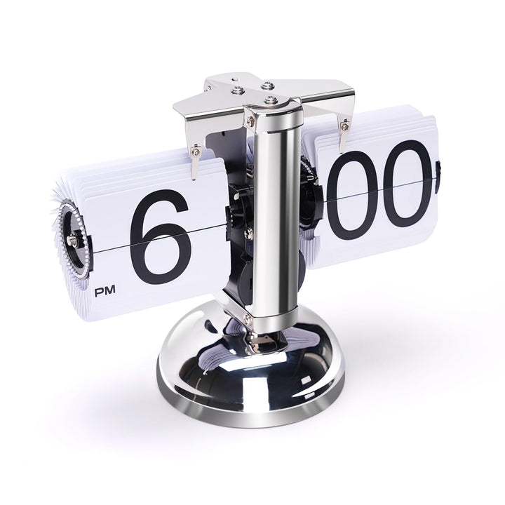 Tischuhr Vintage Retro Flip Uhr, Retro-Flip-Down-Uhr Mit GrossEn Ziffern, Tischuhr Digital Mit Batte