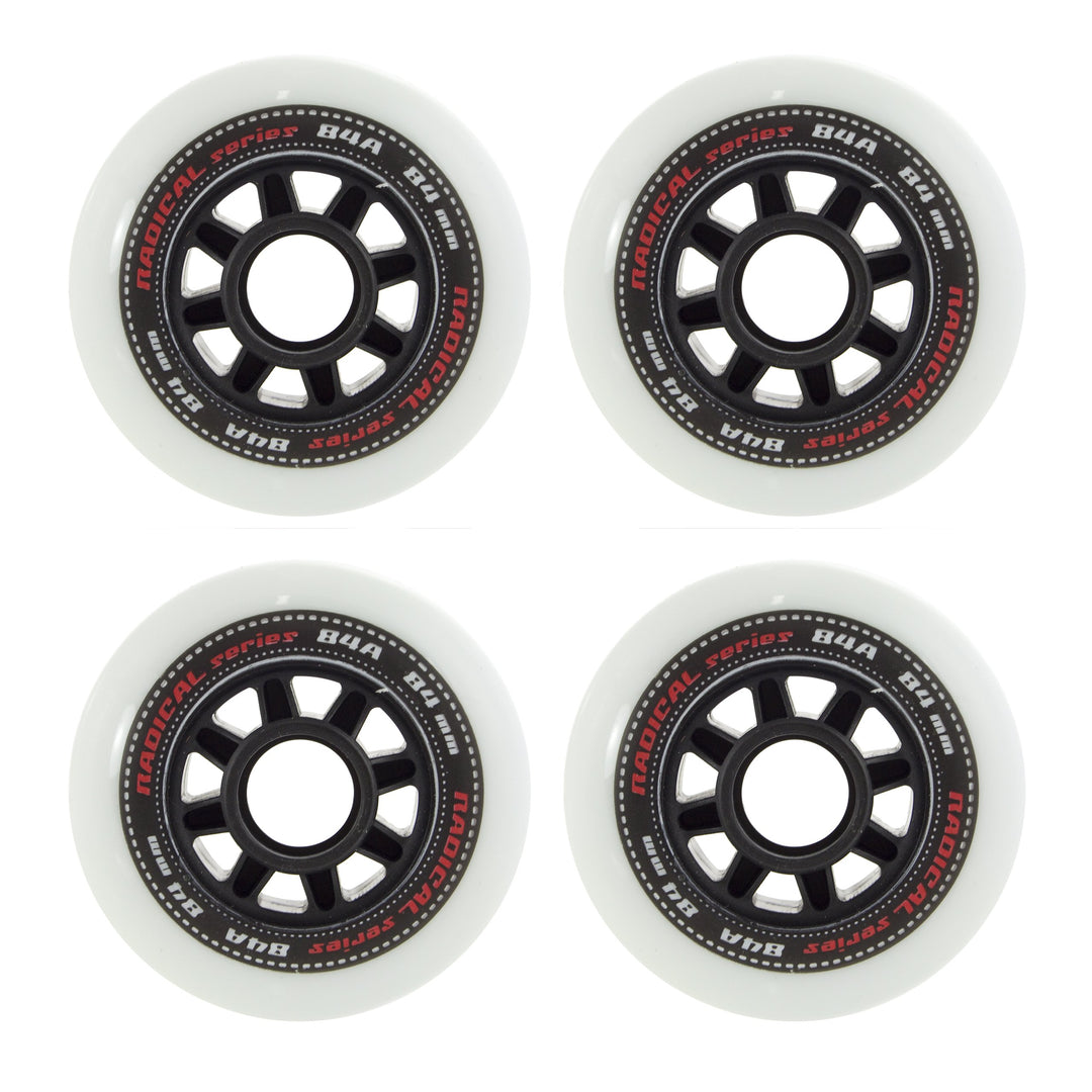 TEMPISH Radical 84x24 84A Ersatzräder, White, 84 mm
