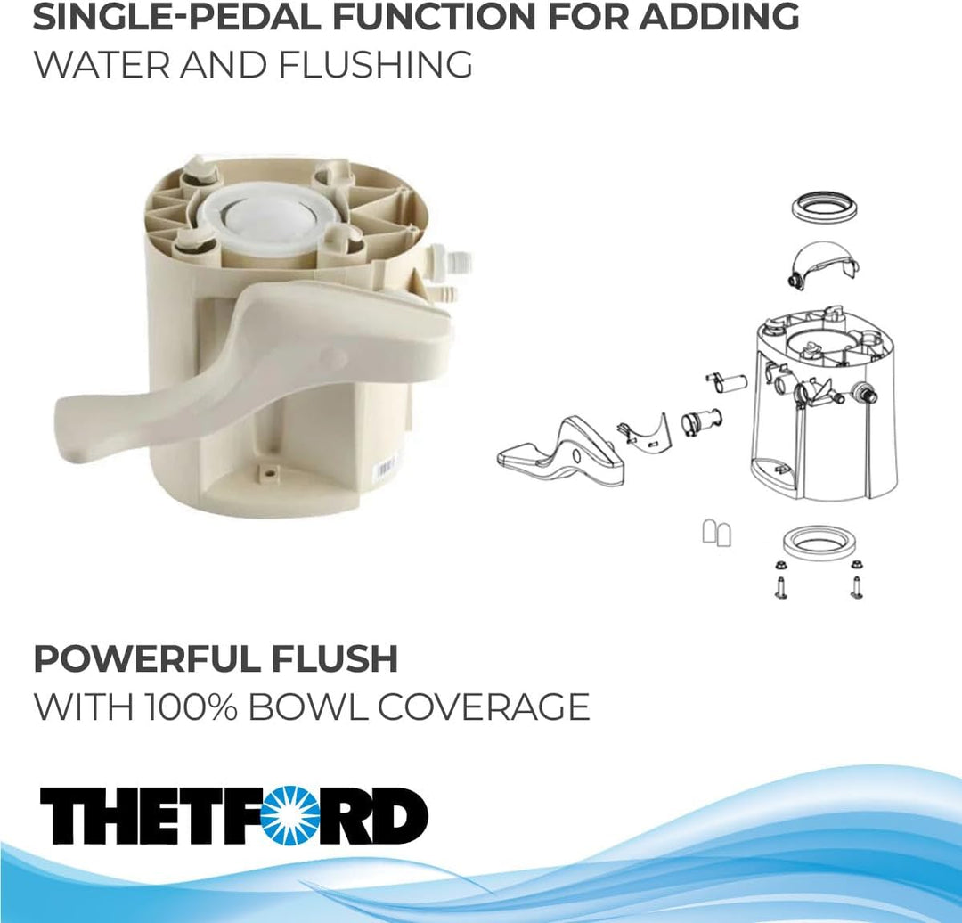 Thetford 42138 STYLE 2 TOILET BASE ONLY (Cover is not included)
