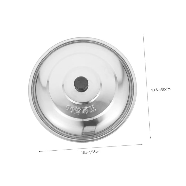 TOPBATHY Topfdeckel Aus Edelstahl Burger Dome Eisenpfanne Pfannen Kochgeschirr Ersatzdeckel Airfryer