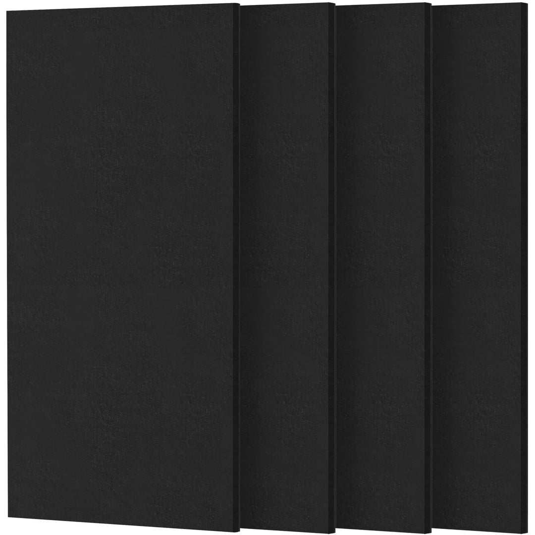TONOR Gross Akustikpaneele Selbstklebend, 4 Pack 112x55 cm Schallschutzplatten Akustikplatten für Wa