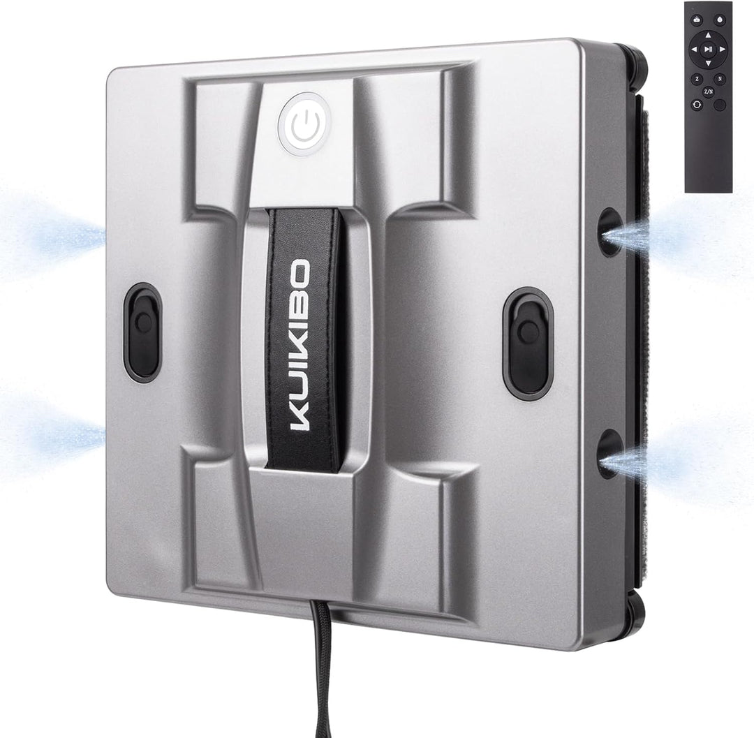 K2 Fensterputzroboter mit sprühfunktion 6000Pa Fensterroboter Geräuscharmer Fensterreiniger Roboter