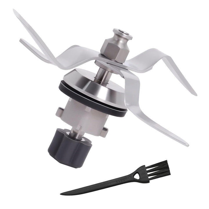 Edelstahl Ersatzmesser + Reinigungsbürste Für Silvercrest Monsieur Cuisine Connect und Monsieur Cuis