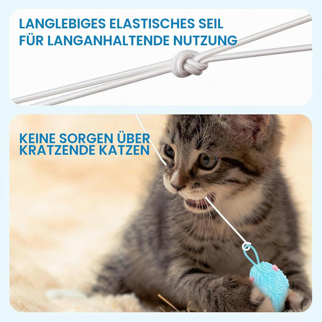 Aohcae Elektrisches Katzenspielzeug, Selbstbeschäftigung Katzenspielzeug Hängende Türrahmen Cat Toy,