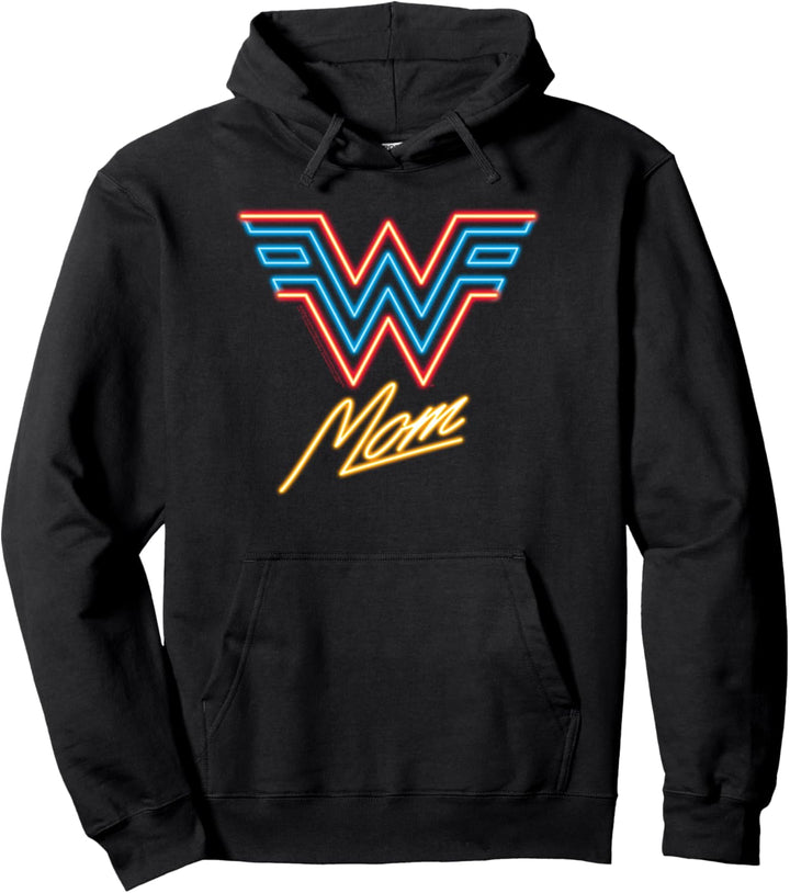 Wonder Woman 1984 Wonder Mom Neon Pullover Hoodie