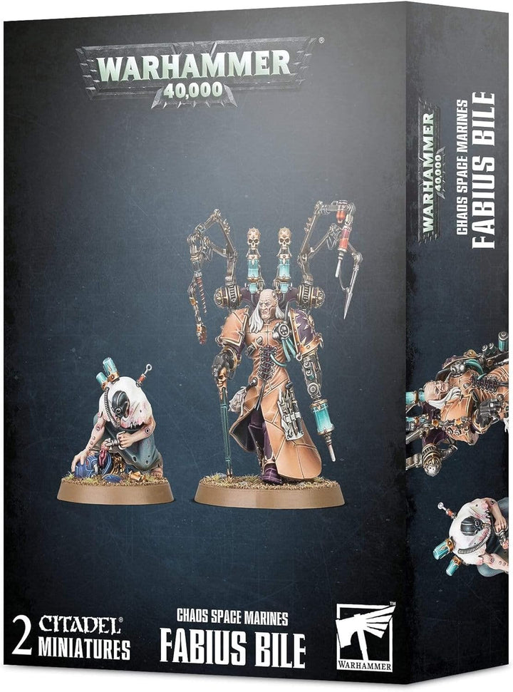 Games Workshop - Warhammer 40.000 - Chaos Space Marines Fabius Bile, Schwarz