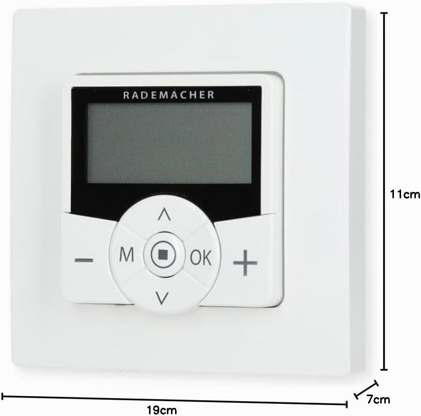 Rademacher DuoFern Raumthermostat (2. Generation) 9485-1, Funk-Thermostat, für Heizkörper und Fussbo
