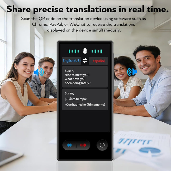 Sprachübersetzer Ohne Internet, Sprachübersetzer Translator Übersetzer mit 148 Sprachen, Ki Übersetz