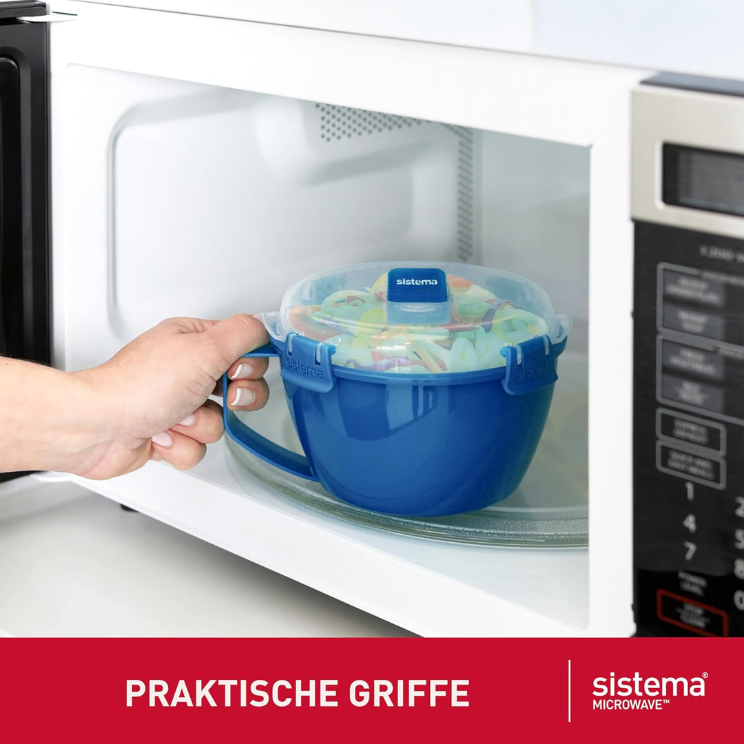 Sistema Mikrowellen-Behälter | Mikrowellen-SuppentassePorridge-Schale & Nudel-Schale | Mikrowellenge