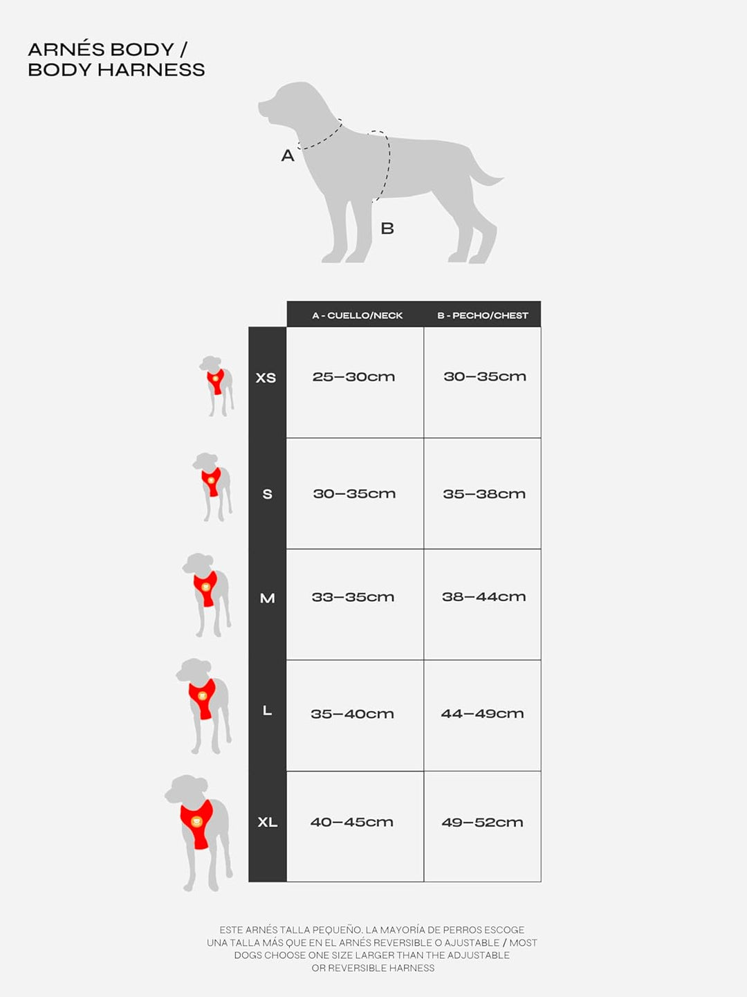 DUKIER - Körpergeschirr für Hunde, Zugentlastungsweste, verstellbar und strapazierfähig für Tiere, a