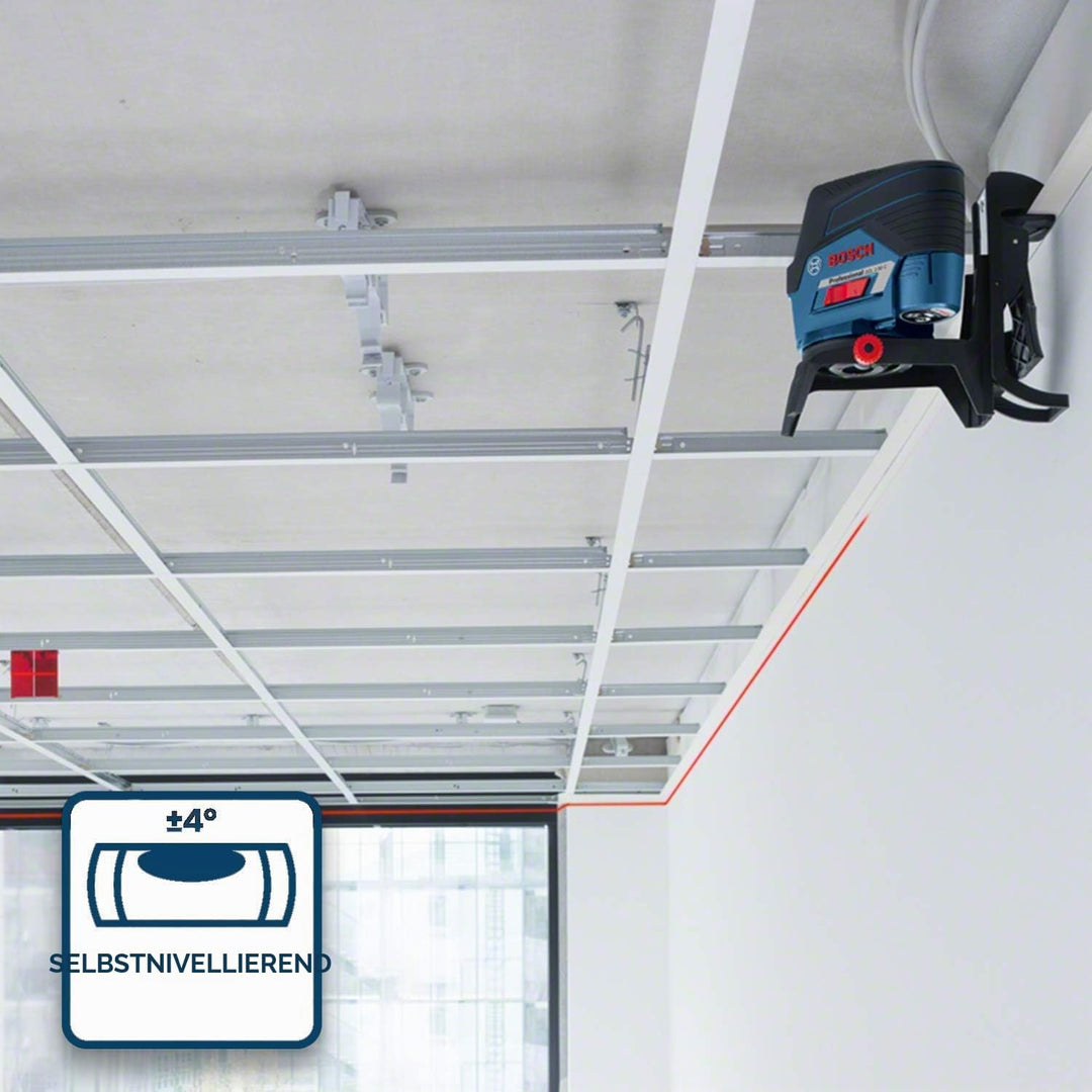 Bosch Professional 12V System Kreuzlinienlaser GCL 2-50 C (Ohne Akku und Ladegerät, roter Laser, Inn
