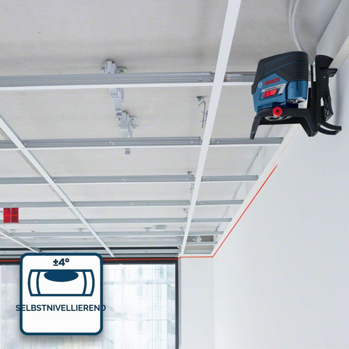 Bosch Professional 12V System Kreuzlinienlaser GCL 2-50 C (Ohne Akku und Ladegerät, roter Laser, Inn