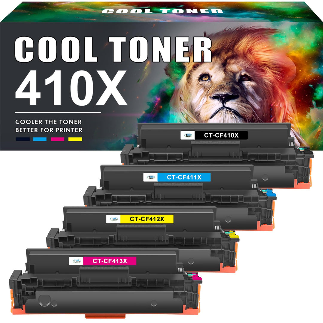 Cool Toner Kompatibel Tonerkartusche als Ersatz für HP 410A 410X CF410X M477fdw Toner Color Laserjet