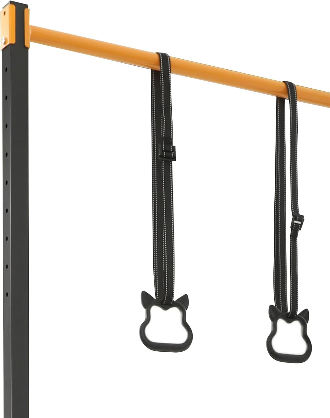 Klimmzugstange Freistehend, Pull up Bar mit Ringe, Verstellbar von 160 bis 215 cm, Klimmzugstange fü