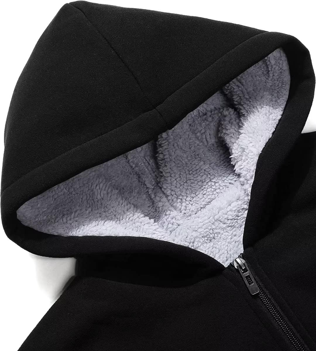 JACKETOWN Jungen Sweatjacke Gefüttert Kinder Hoodie Sweatshirt Kapuzenpullover Fleecejacke mit Kapuz