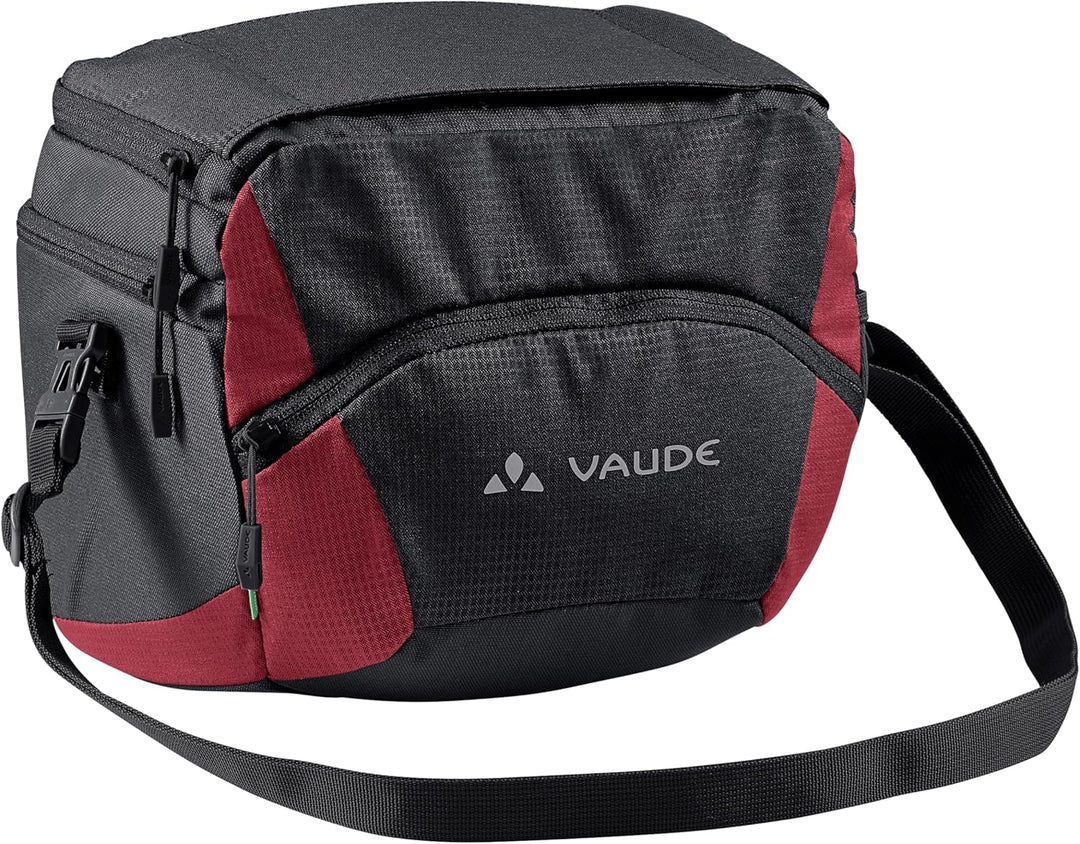 Vaude OnTour Box L (KLICKfix ready) Lenkertaschen, Einheitsgrösse, Black/Carmine