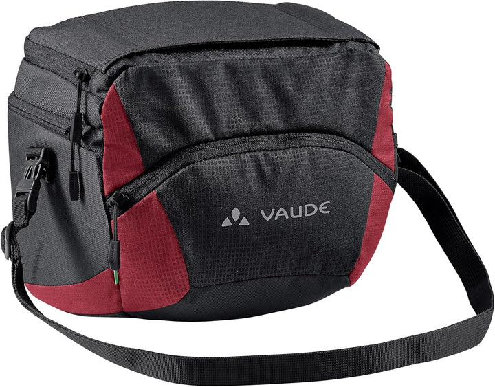 Vaude OnTour Box L (KLICKfix ready) Lenkertaschen, Einheitsgrösse, Black/Carmine