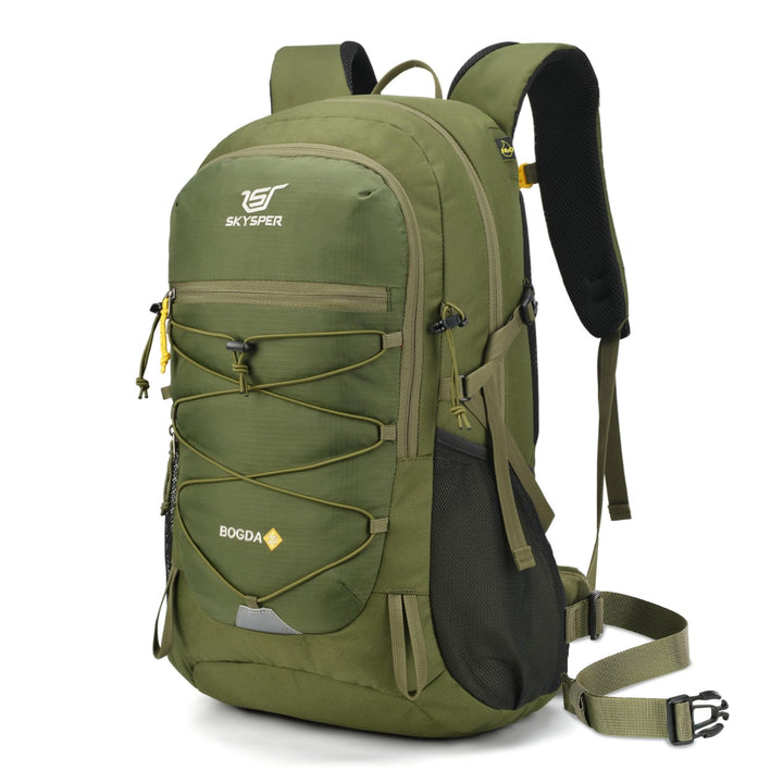 SKYSPER Wanderrucksack 25L, Klein Rucksack mit Rückenbelüftung aus atmungsaktivem 3D Air Mesh Tagesr