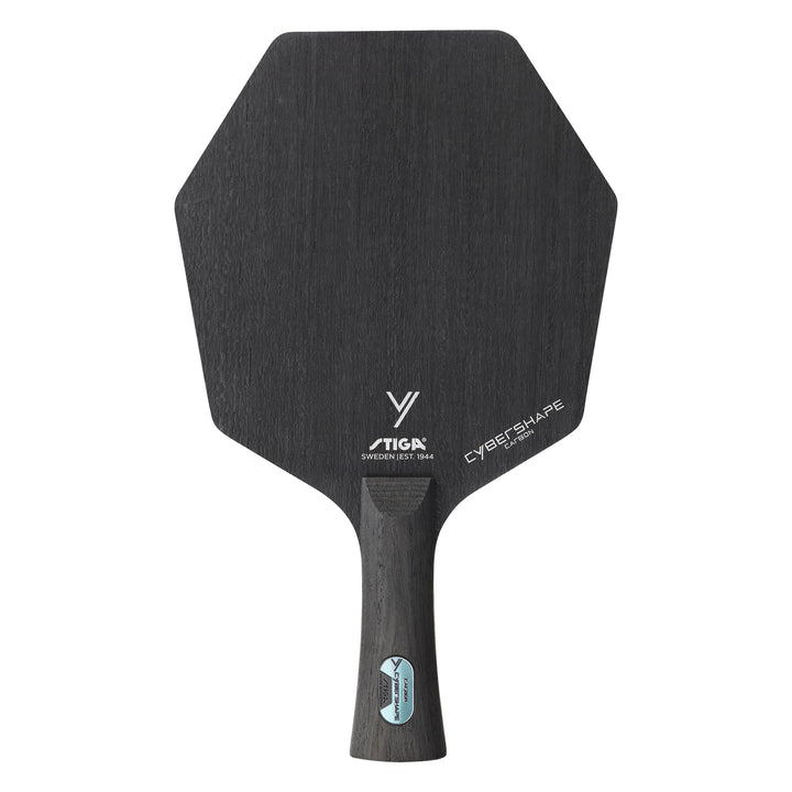 Stiga Tischtennisholz Cybershape Carbon mit CWT Custom Weight Technology Konkav, Konkav