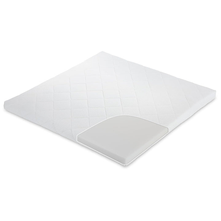 FabiMax Baby Laufgitter 100x100 Natur, stufenlos höhenverstellbar, mit Schlupfsprossen, Laufstall au