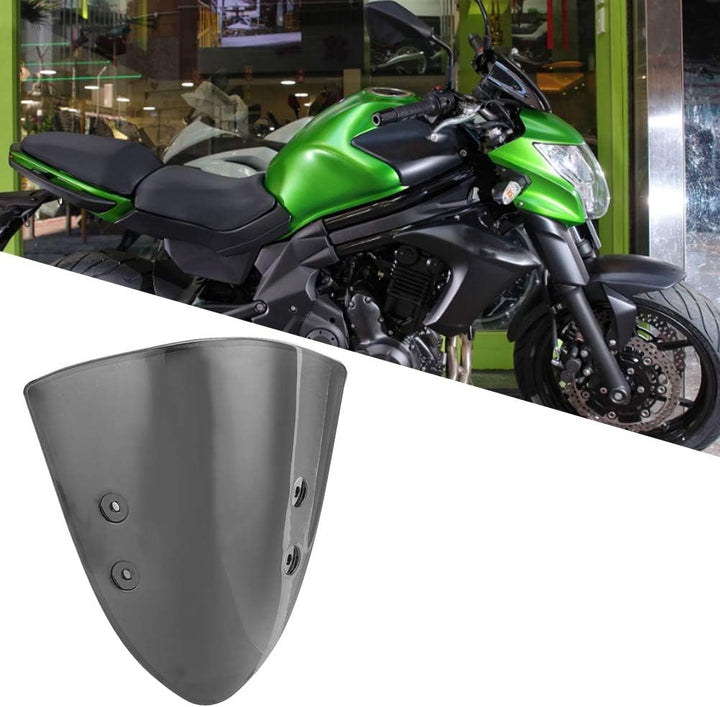 Gorgeri ABS Motorrad Windschutzscheibe Windschutzscheibe Flyscreen Fit für ER-6N ER6N 2012-2014 (Sch