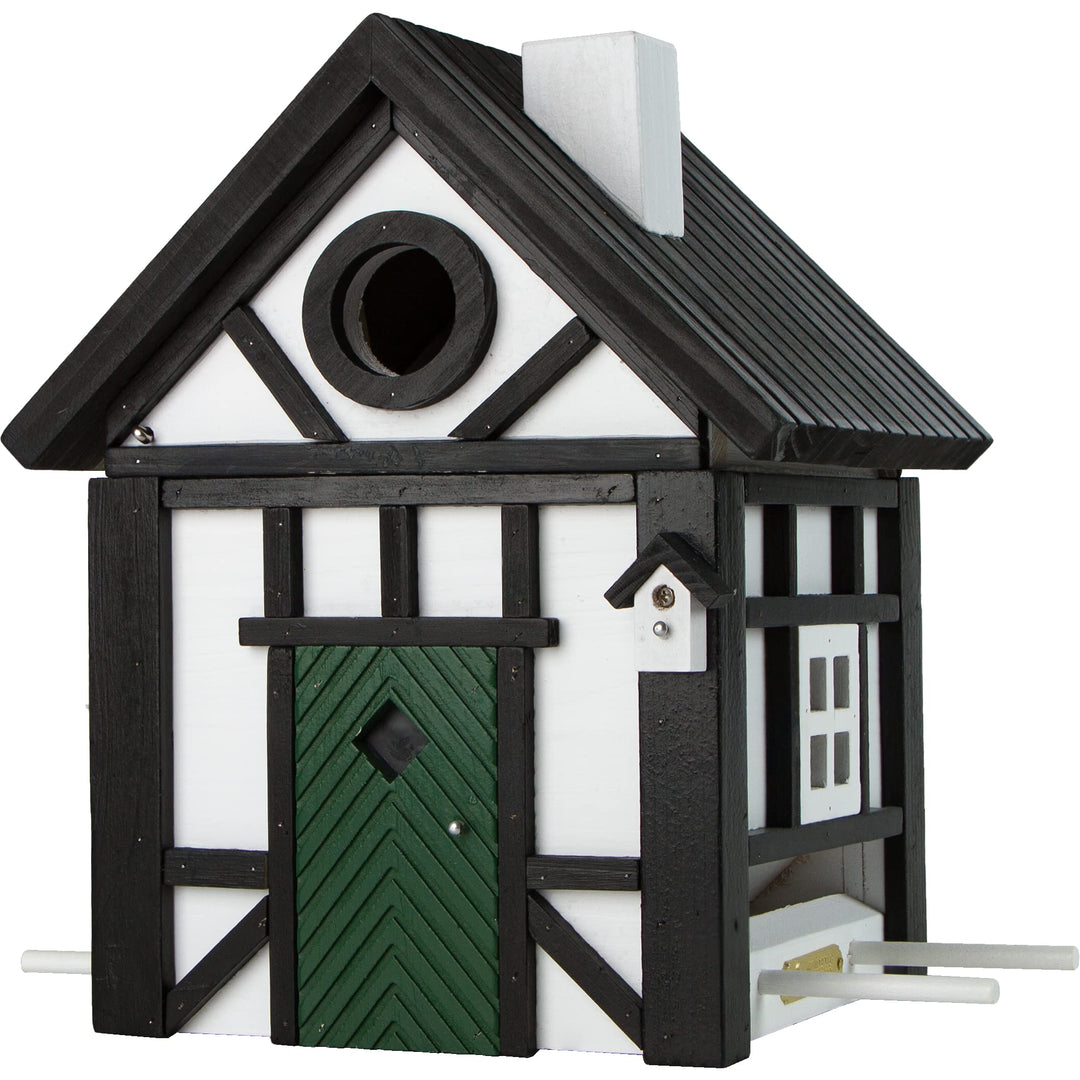 Wildlife Garden WG109 Multiholk Fachwerkhaus - Der Kombinierte Vogelfutterhaus und Nistkasten/Vogelh