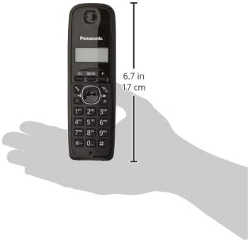 Panasonic KX-TG1611 Schnurlostelefon (DECT, Desktop, Schwarz, LCD, AAA, digital)