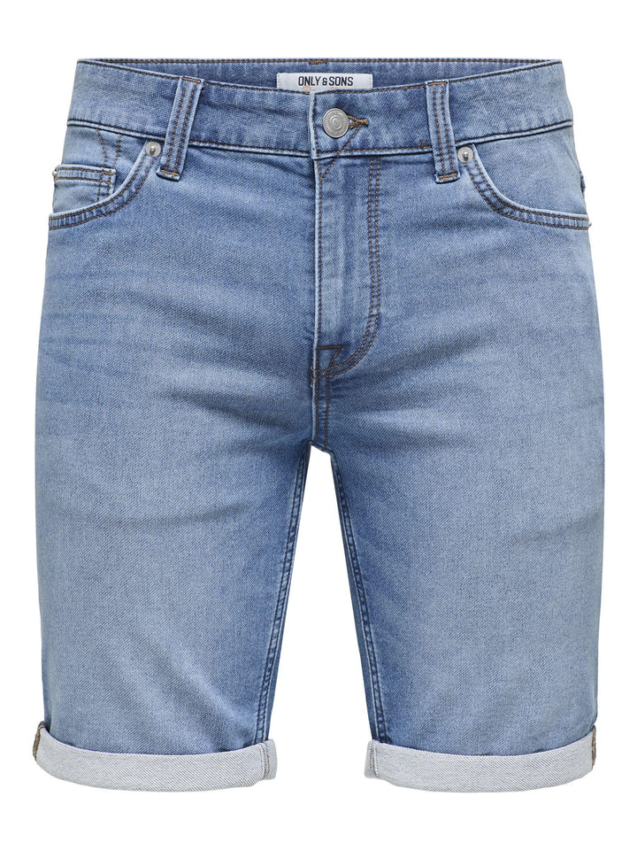 Herren O&S Denim Capri Jeans Shorts 3/4 Bermuda Pants Sommer Hose Kurze Freizeit Trousers ONSPLY XS