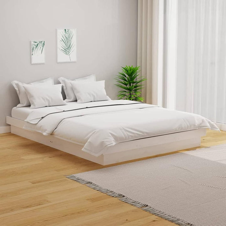 Tidyard Massivholzbett Bettgestell Holzbett Einzelbett/Doppelbett Bettrahmen Schlafzimmerbett Bett W
