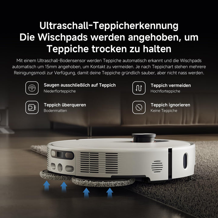 XIAOMI Robot Vacuum 5 Pro Saugroboter mit Wischfunktion, 20.000Pa, Ausfahrbarer Mopp &amp; Seitenbürste,