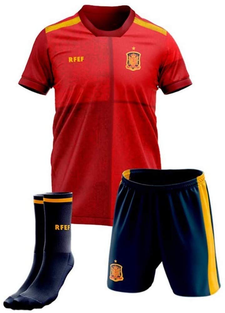 rfef Baby-Jungen Minikit Mini-Kit für Kinder 6 Monate Rot, 6 Monate Rot