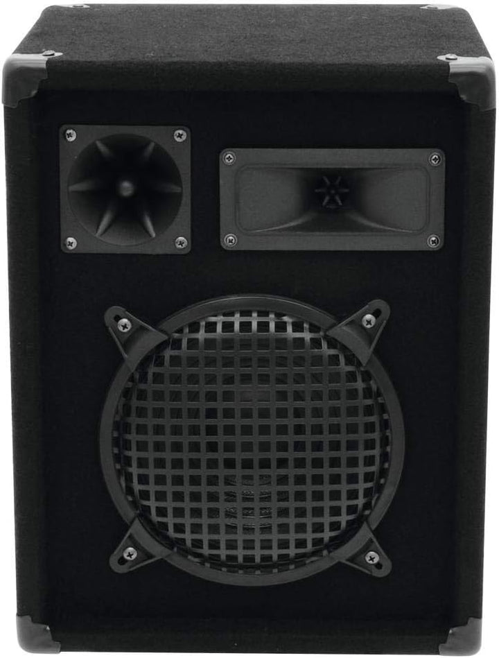 OMNITRONIC DX-822 3-Wege Box 300 W | Robuste Full-Range-Box mit 8" Tieftöner und 300 Watt Leistung |