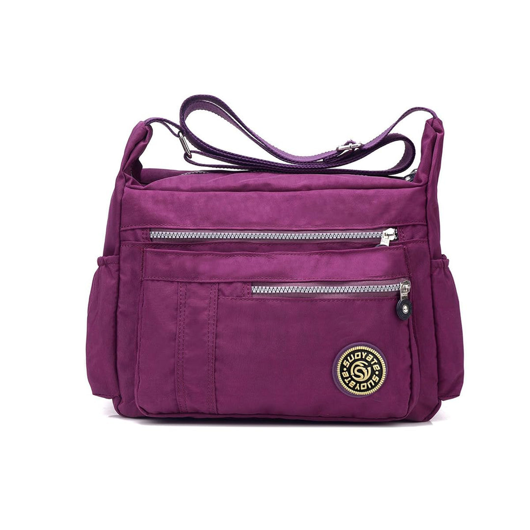 NICOLE & DORIS Damen Umhängetasche Lässige Schultertasche Frauen Handtasche Reissverschluss Tasche m